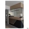 Q-LINE®, suspension intérieure, simple, noir, LED, 47W, 3000K, variable Dali