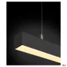 Q-LINE®, suspension intérieure, simple, noir, LED, 47W, 3000K, variable Dali