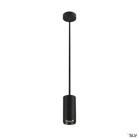 NUMINOS® M, suspension intérieure, 24 deg , noir, LED, 20W, 4000K, variable Dali
