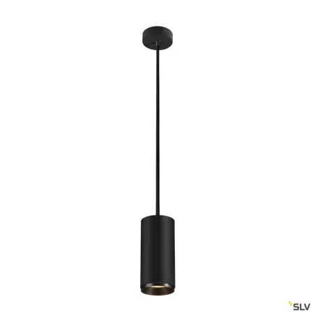 NUMINOS® L, suspension intérieure, 24 deg , noir, LED, 28W, 3000K, variable Dali