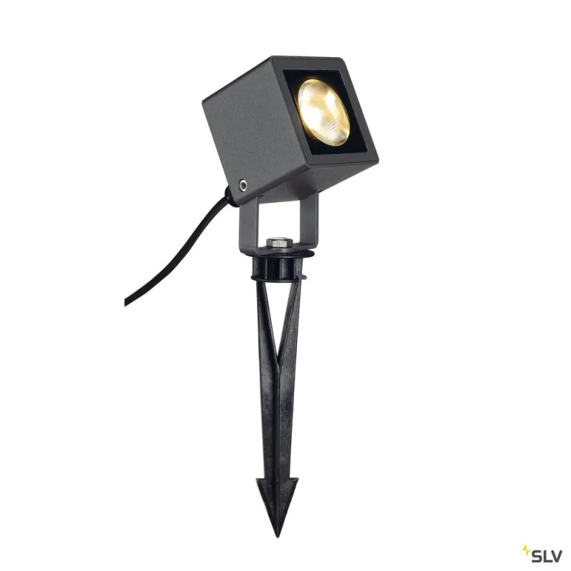NAUTILUS 10, projecteur extérieur, carré, anthracite, LED, 8,5W, 3000K, IP65