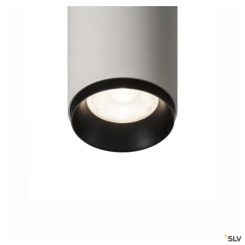 NUMINOS® S, plafonnier intérieur, 36 deg , blanc/noir, LED, 11W, 4000K, variable