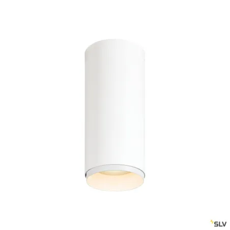 NUMINOS® S, plafonnier intérieur, 30 deg , blanc/noir, LED, 11W, 3000K, variable