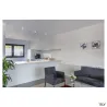 NUMINOS® S, plafonnier intérieur, 30 deg , blanc/noir, LED, 11W, 3000K, variable