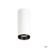 NUMINOS® S, plafonnier intérieur, 24 deg , blanc/noir, LED, 11W, 3000K, variable