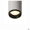 NUMINOS® S, plafonnier intérieur, 24 deg , blanc/noir, LED, 11W, 3000K, variable