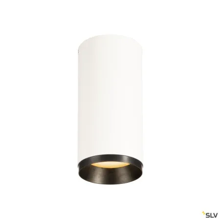 NUMINOS® M, plafonnier intérieur, 24 deg , blanc/noir, LED, 20W, 2700K, variable