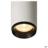 NUMINOS® M, plafonnier intérieur, 24 deg , blanc/noir, LED, 20W, 2700K, variable