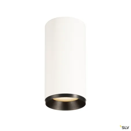 NUMINOS® L, plafonnier intérieur, 60 deg , blanc/noir, LED, 28W, 3000K, variable