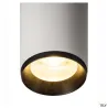 NUMINOS® L, plafonnier intérieur, 60 deg , blanc/noir, LED, 28W, 3000K, variable