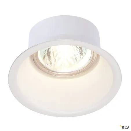 HORN, encastré de plafond intérieur, simple, blanc mat, GU10/QPAR51, 50W max