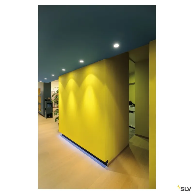 HORN, encastré de plafond intérieur, simple, blanc mat, GU10/QPAR51, 50W max