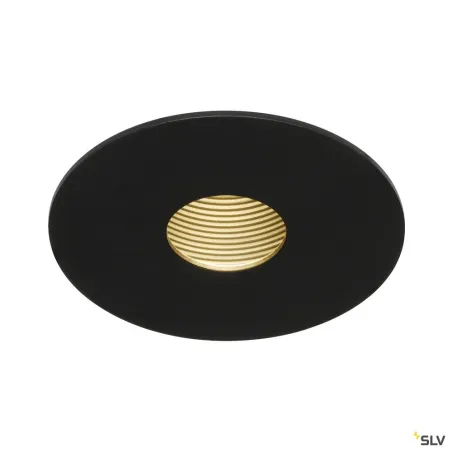 H-LIGHT, encastré de plafond intérieur, rond, noir mat, LED, 11W, 2700K, variable