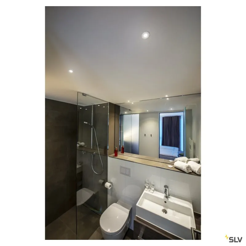 H-LIGHT, encastré de plafond intérieur, rond, blanc mat, LED, 11W, 2700K, variable