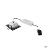 FRAME BASIC SET, encastré de plafond ou mural intérieur, noir mat, LED, 8,6W, 3000K