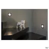 FRAME BASIC SET, encastré de plafond ou mural intérieur, noir mat, LED, 8,6W, 3000K