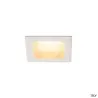 VERLUX, encastré de plafond intérieur, carré, 8,5 cm, blanc mat, LED, 12W, 3000K, variable