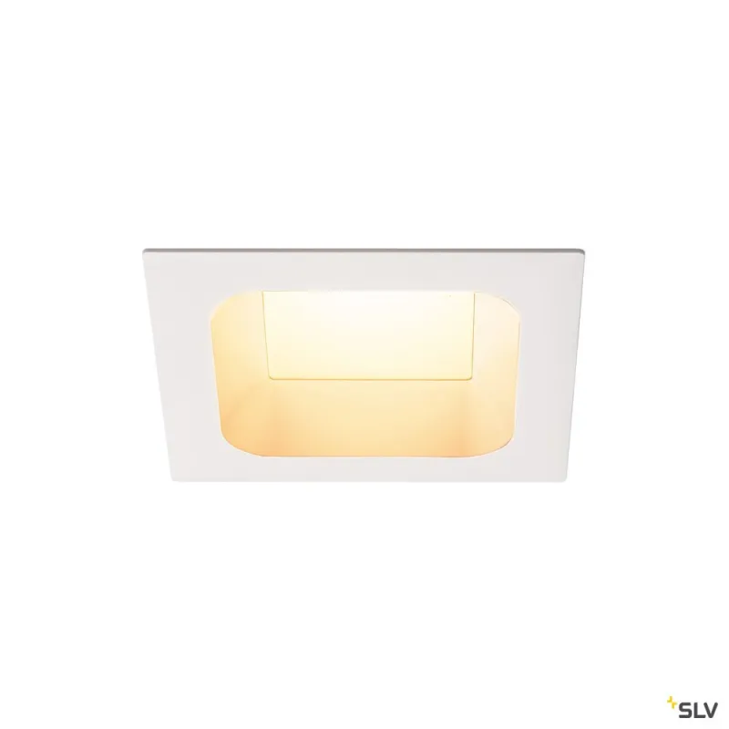 VERLUX, encastré de plafond intérieur, carré, 13,5 cm, blanc mat, LED, 22W, 3000K, variable