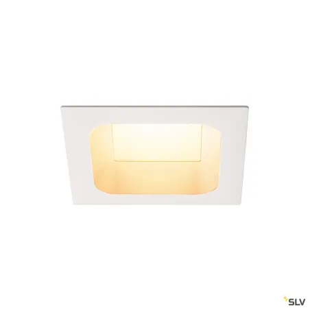 VERLUX, encastré de plafond intérieur, carré, 13,5 cm, blanc mat, LED, 22W, 3000K, variable
