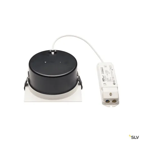 VERLUX, encastré de plafond intérieur, carré, 13,5 cm, blanc mat, LED, 22W, 3000K, variable