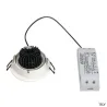 NEW TRIA 77, encastré de plafond intérieur, simple, rond, blanc, LED, 8W, 2700K, clips ressorts