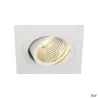 NEW TRIA 77, encastré de plafond intérieur, simple, carré, blanc, LED, 8W, 2700K, clips ressorts