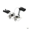 NEW TRIA 155, encastré de plafond intérieur, double, blanc, GU10/QPAR51, 2x 50W max, clips ressorts