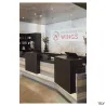 NEW TRIA 77, encastré de plafond intérieur, simple, carré, alu brossé, LED, 8W, 3000K, clips ressorts
