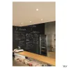 NEW TRIA 78, encastré de plafond intérieur, simple, rond, blanc, GU10/QPAR51, 50W max, clips ressorts
