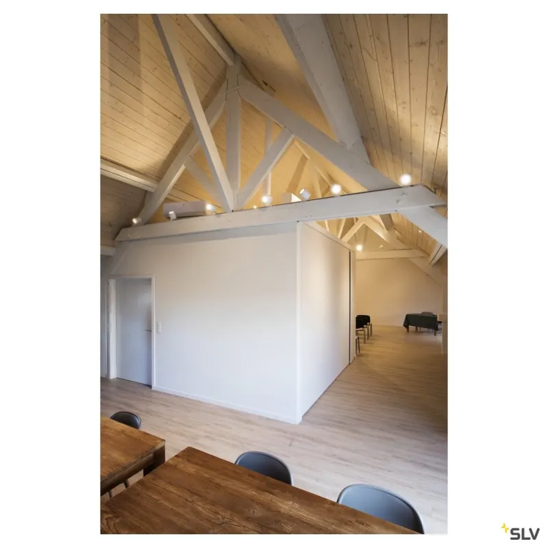 NEW TRIA 78, encastré de plafond intérieur, simple, rond, blanc, GU10/QPAR51, 50W max, clips ressorts