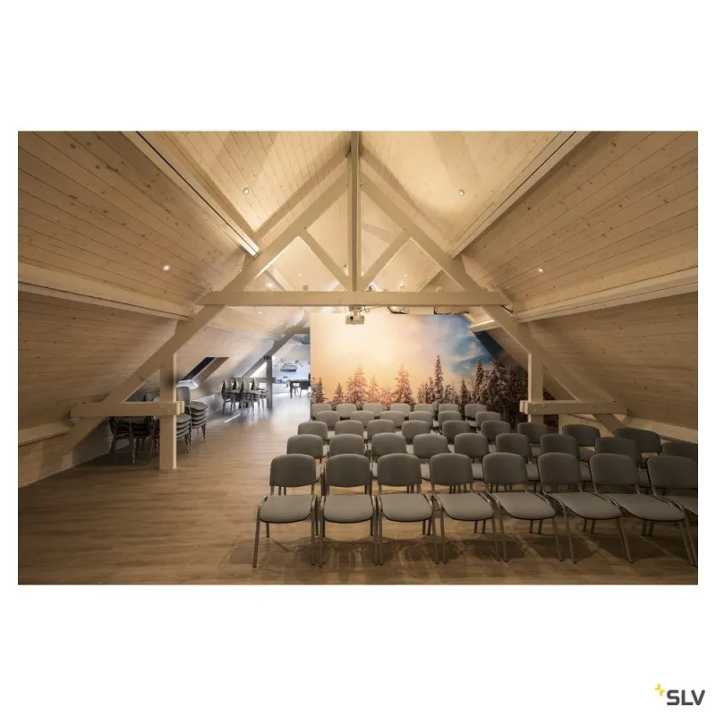 NEW TRIA 78, encastré de plafond intérieur, simple, rond, blanc, GU10/QPAR51, 50W max, clips ressorts