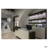NEW TRIA 68, encastré de plafond intérieur, simple, rond, alu brossé, LED, 5,3W, 3000K, clips ressorts