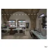 NEW TRIA 68, encastré de plafond intérieur, simple, rond, alu brossé, LED, 5,3W, 3000K, clips ressorts
