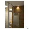NEW TRIA 78, encastré de plafond intérieur, simple, carré, blanc, GU10/QPAR51, 50W max, clips ressorts