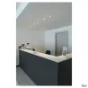 NEW TRIA 78, encastré de plafond intérieur, simple, carré, blanc , GU10/QPAR51, 50W max, lames ressorts