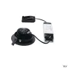NEW TRIA 110, encastré de plafond intérieur, simple, rond, noir, LED, 14W, 3000K, clips ressorts, variable