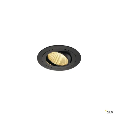 NEW TRIA 110, encastré de plafond intérieur, simple, rond, noir, LED, 14W, 2700K, clips ressorts, variable