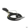 NEW TRIA 150, encastré de plafond intérieur, simple, rond, noir mat, GU10/QPAR111, 75W max, lames ressorts