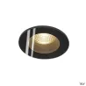 PATTA-F, encastré de plafond intérieur/extérieur, rond, noir, LED, 11W, 3000K, IP20/IP65, RT 2012, variable