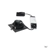 NEW TRIA 110, encastré de plafond intérieur, simple, carré, noir, LED, 14W, 3000K, clips ressorts, variable