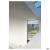 NEW TRIA 78, encastré de plafond intérieur, simple, carré, alu brossé, GU10/QPAR51, 50W max, clips ressorts