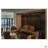 NEW TRIA 78 XL, encastré de plafond intérieur, simple, rond, noir mat, GU10/QPAR51, 50W max, clips ressorts