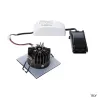 PATTA-I, encastré de plafond intérieur/extérieur, carré, noir, LED, 11W, 3000K, IP20/IP65, RT 2012, variable