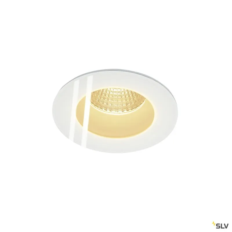 PATTA-F, encastré de plafond intérieur/extérieur, rond, blanc, LED, 11W, 3000K, IP20/IP65, RT 2012, variable