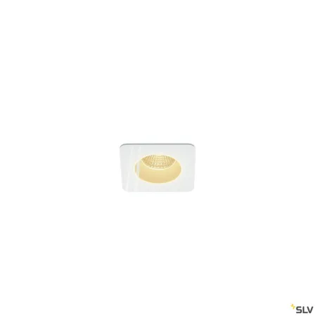 PATTA-F, encastré de plafond intérieur/extérieur, carré, blanc, LED, 11W, 3000K, IP20/IP65, RT 2012, variable