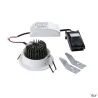 NEW TRIA 68, encastré de plafond intérieur, simple, rond, blanc mat, LED, 11W, 3000K, clips ressorts, variable