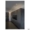 NEW TRIA 68, encastré de plafond intérieur, simple, rond, blanc mat, LED, 11W, 3000K, clips ressorts, variable