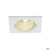 NEW TRIA 68, encastré de plafond intérieur, simple, carré, blanc mat, LED, 11W, 3000K, clips ressorts, variable