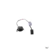 NEW TRIA 45, encastré de plafond intérieur, simple, rond, noir mat, LED, 4,2W, 3000K, IP20/IP44, clips ressorts