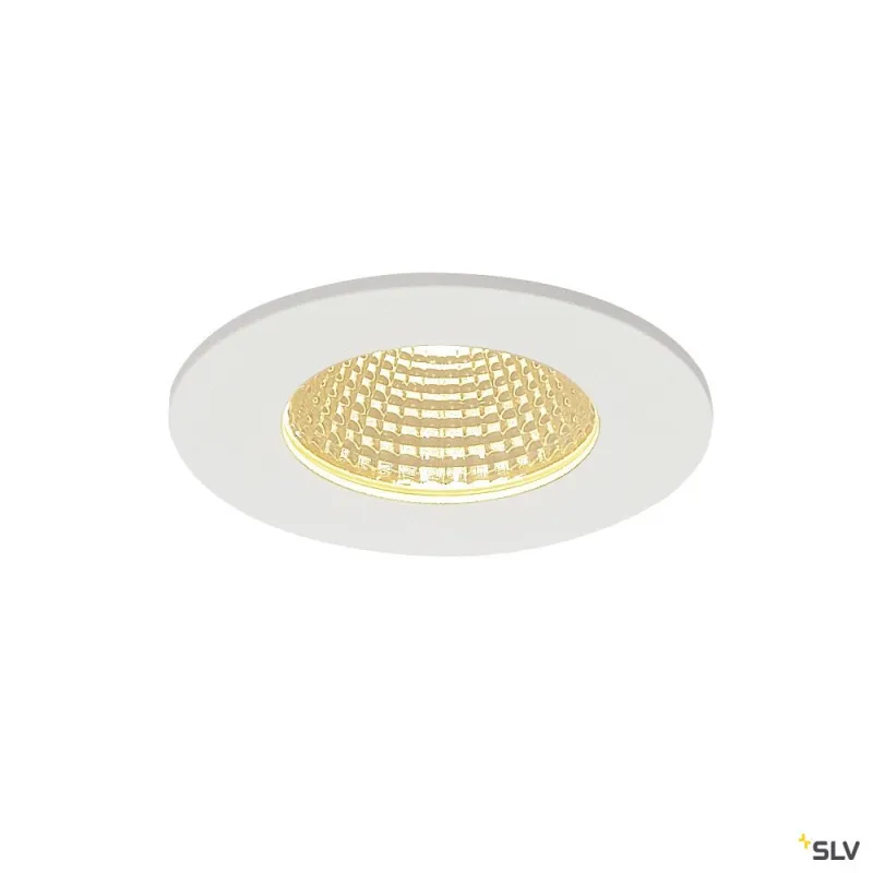 PATTA-I, encastré de plafond intérieur/extérieur, rond, blanc mat, LED, 11W, 3000K, IP20/IP65, RT 2012, variable